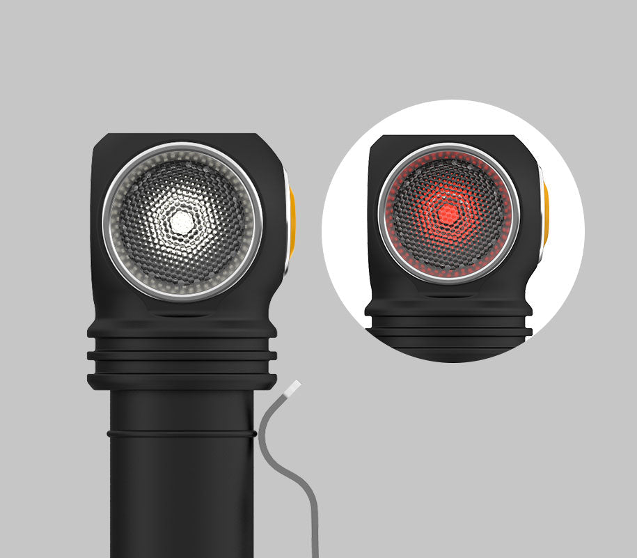 Wizard C2 WR Magnet USB - Weiß & Rot - 1100 lm & 230 lm - Armytek