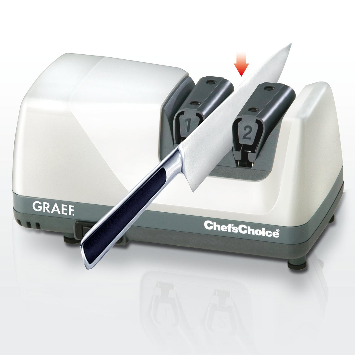 Messerschärfer Hybrid - CC105, 20° Schleifwinkel - Graef