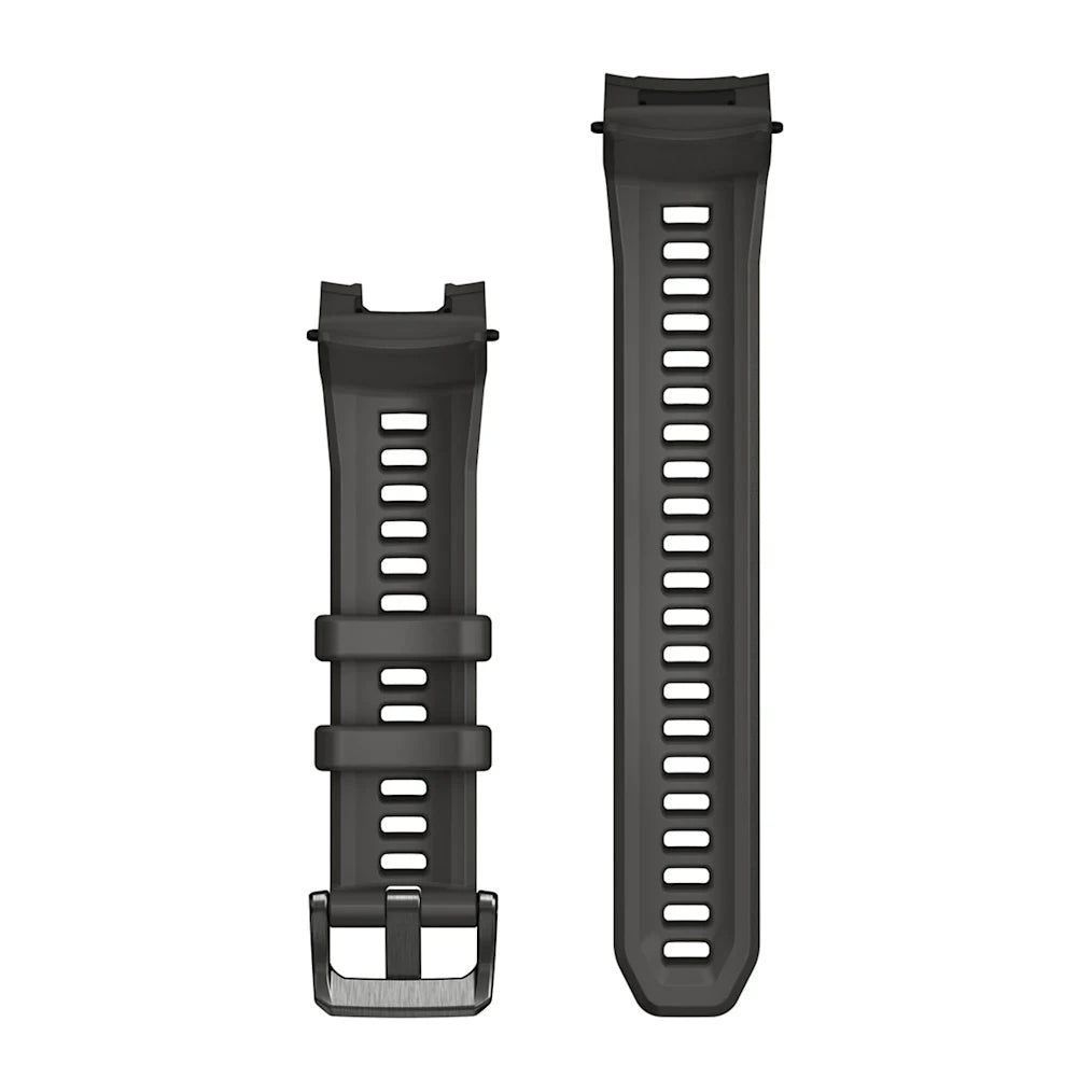 22 mm remme (Instinct® 3 - 45 mm/Instinct Crossover AMOLED), Charcoal silikone med metalspænde 1