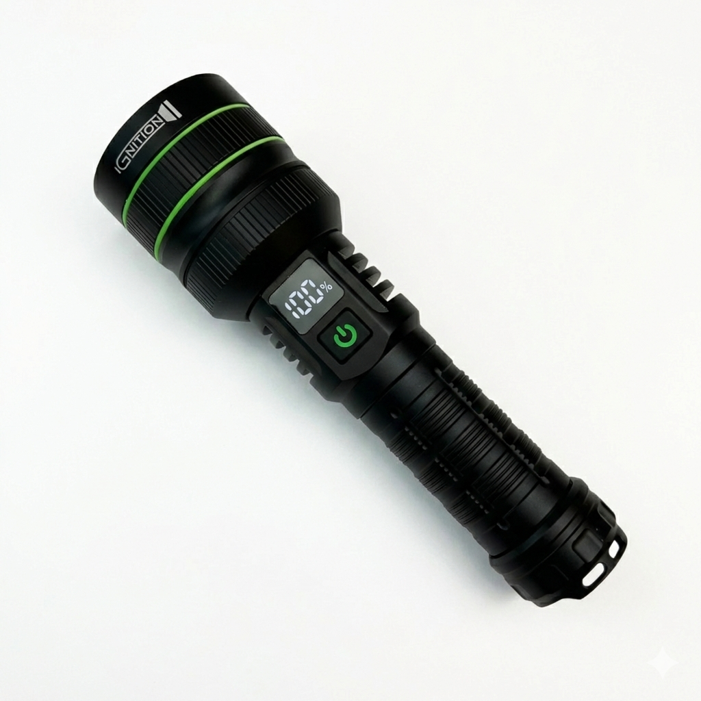 Extrem leistungsstarke Taschenlampe 10.000 Lumen + Powerbank - Ignition
