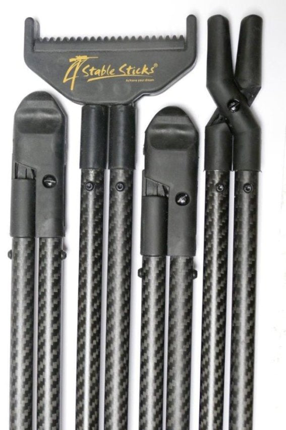 Ultimate Carbon vierbeiniger Schießstock - 4Stablestick