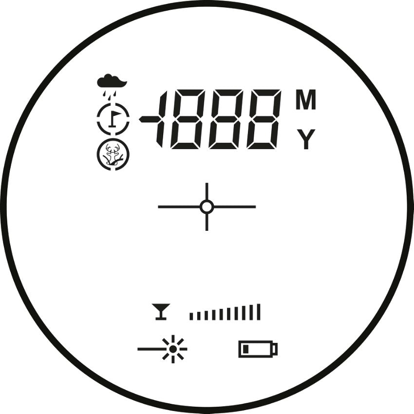 Entfernungsmesser 400 m LCD - Hawke