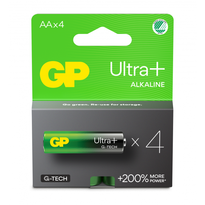 GP Ultra Plus AA/LR6 4 Stück – GP Design