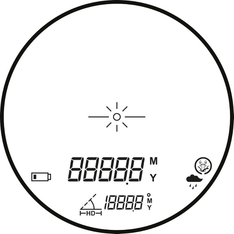 Vantage Laser-Entfernungsmesser 6x25 - 600 m - Hawke