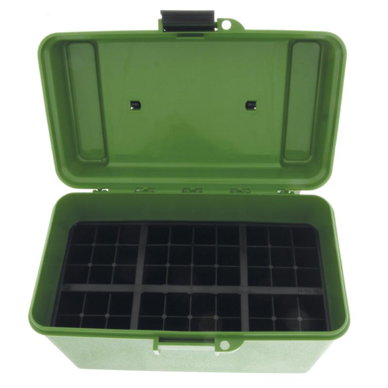 Patronenbox 50 Stk. mit Griff Kal.17REM.-.222MAG - MTM