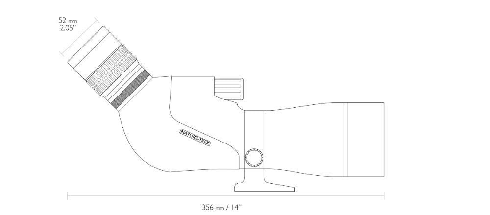 16-48x65 Spektiv - Hawke Nature trek