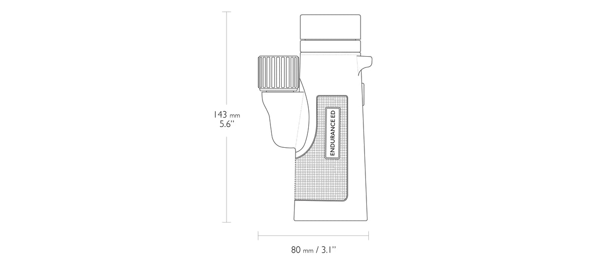 Endurance ED Mono 8x42 - Green – Hawke