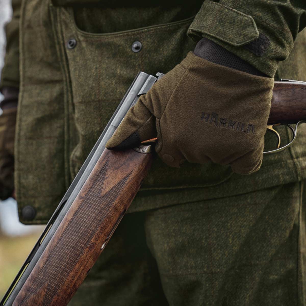 Retrieve HWS Handschuh Dark warm olive - Härkila