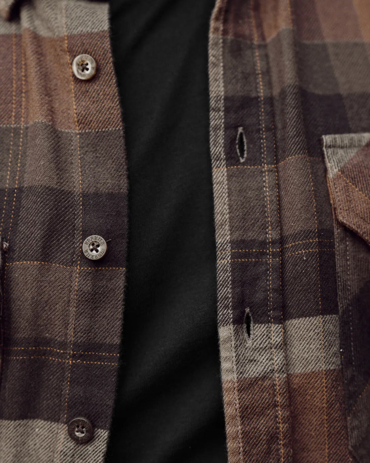 Asmund L/S Hemd - Rust Brown Check – Härkila