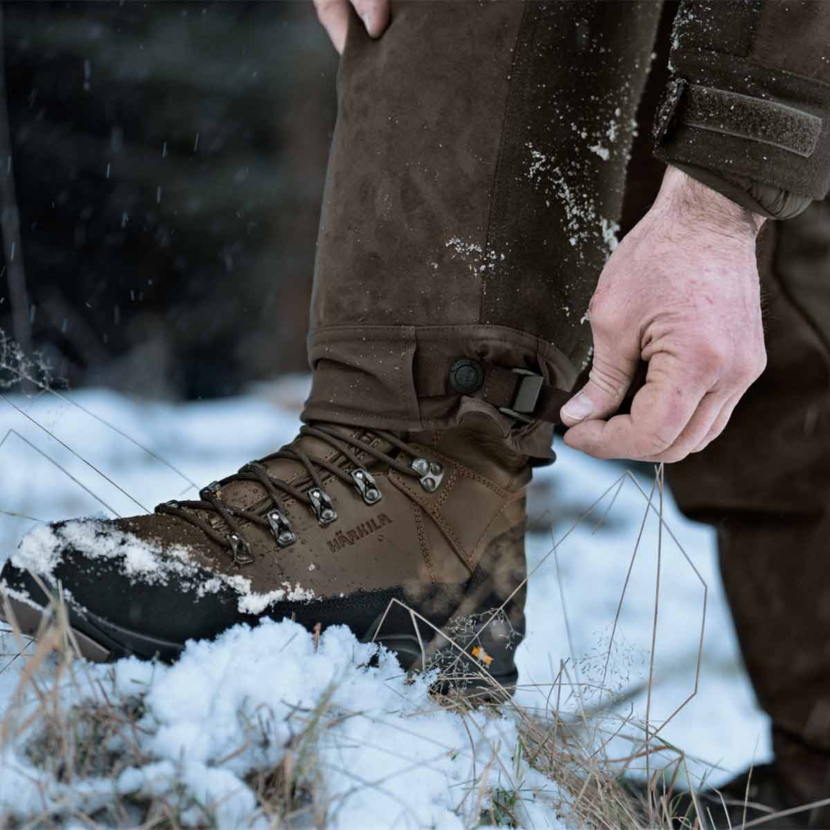 Kodiak CleverWool HSP Isolierte Hose – Dark hunting green/Shadow brown – Härkila