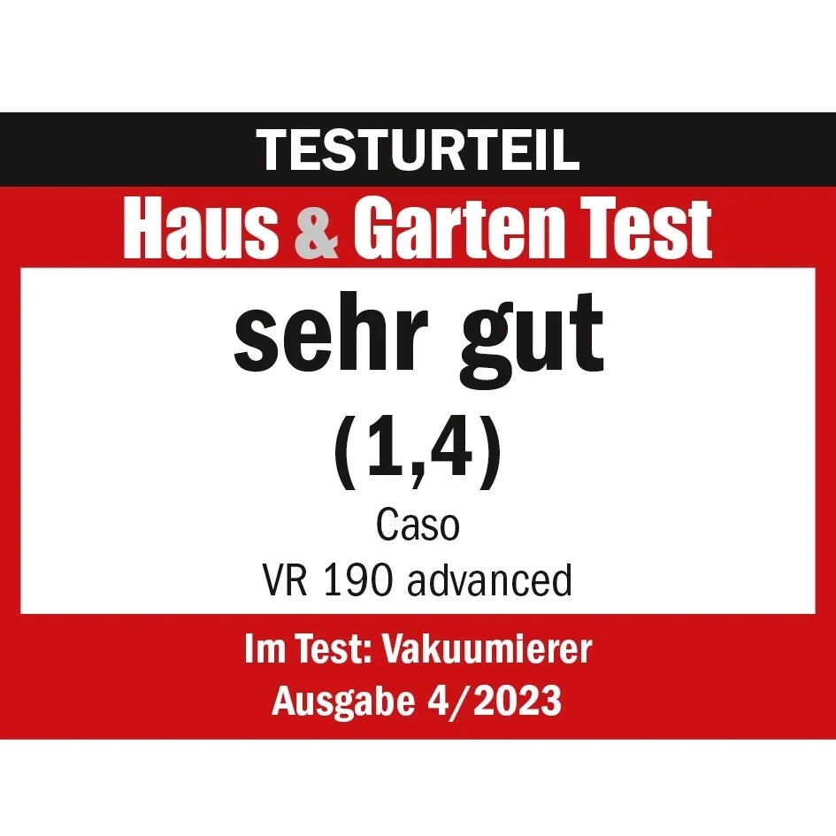 Vakuumierer VR190 0.5 bar 9L/min - Caso
