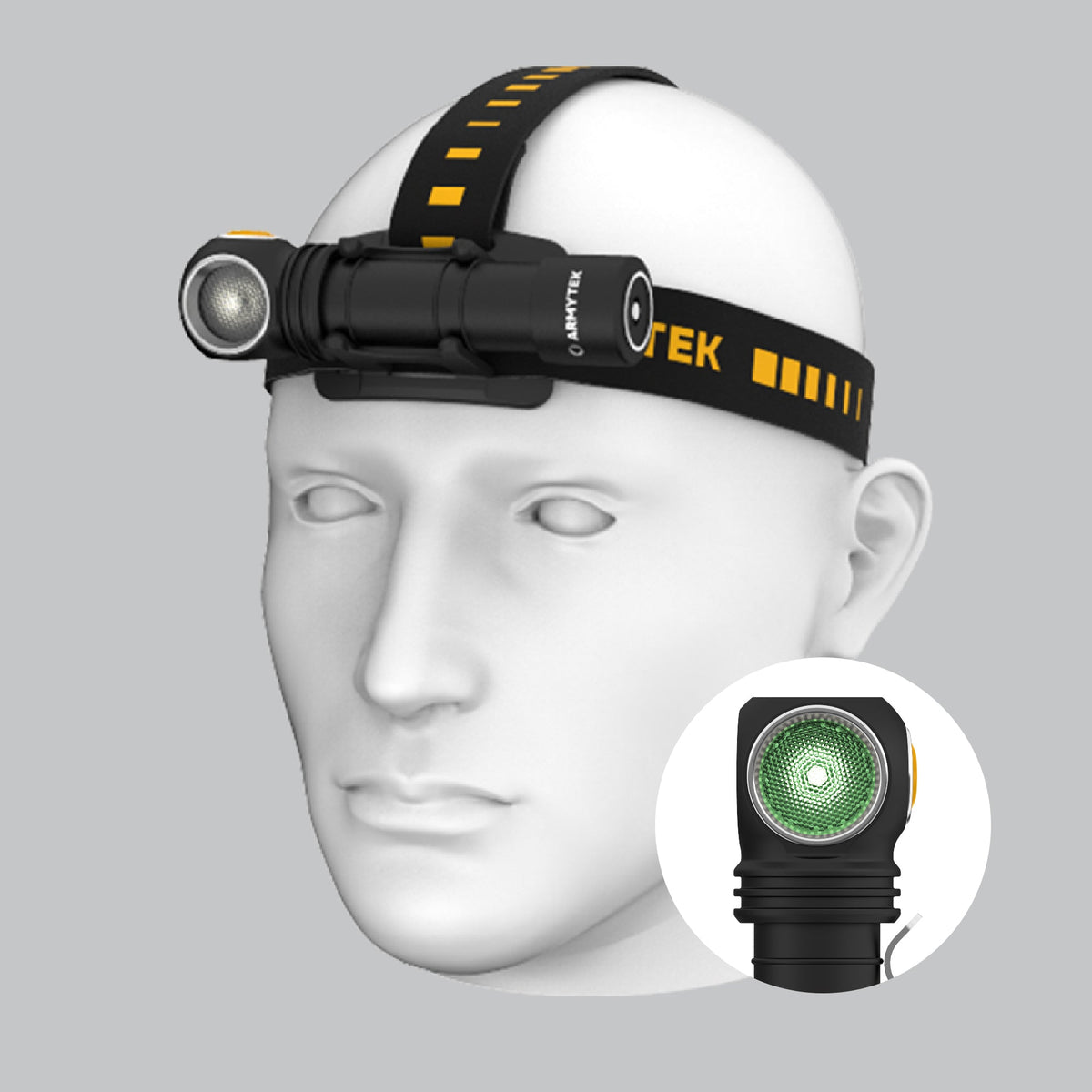 Wizard C2 WG Magnet USB - Warm & Grün - 1020 lm & 400 lm - Armytek