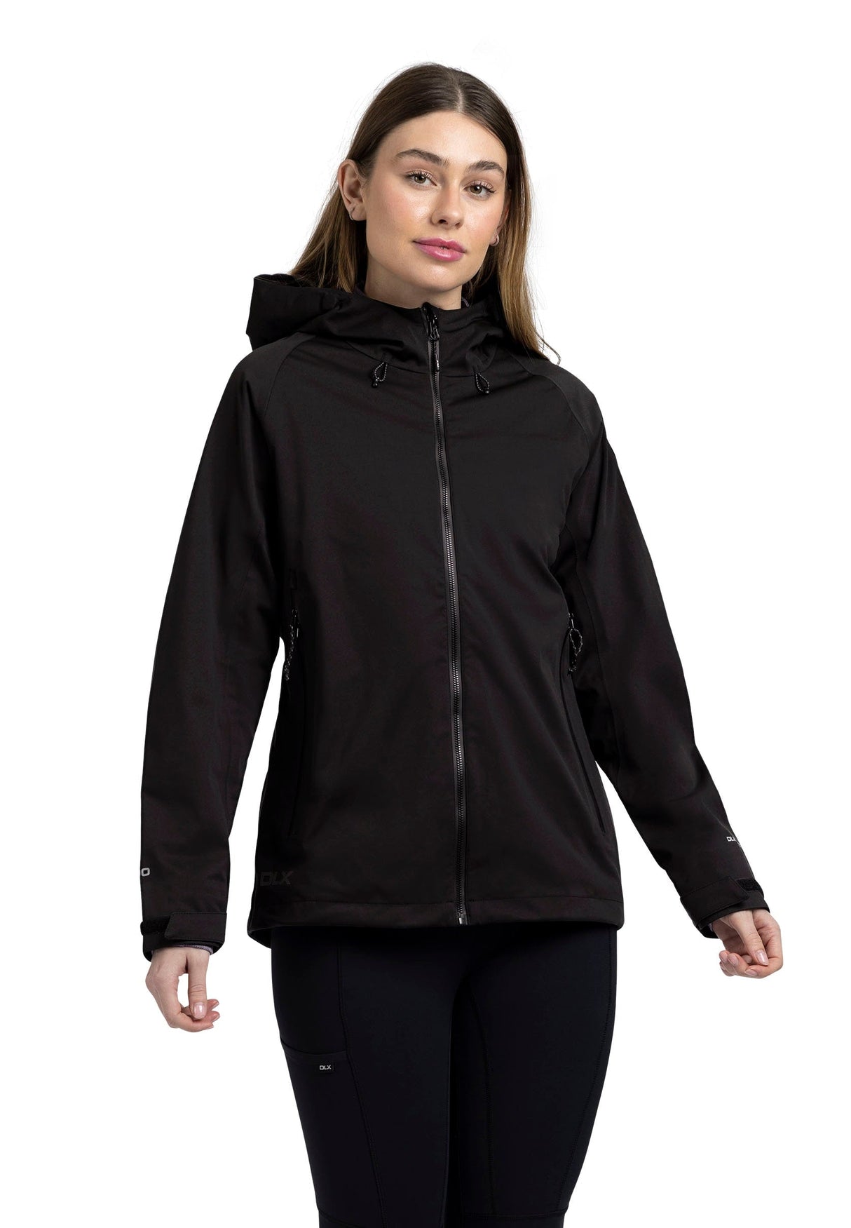 Justine- Female Dlx Rainwear - Black - Trespass
