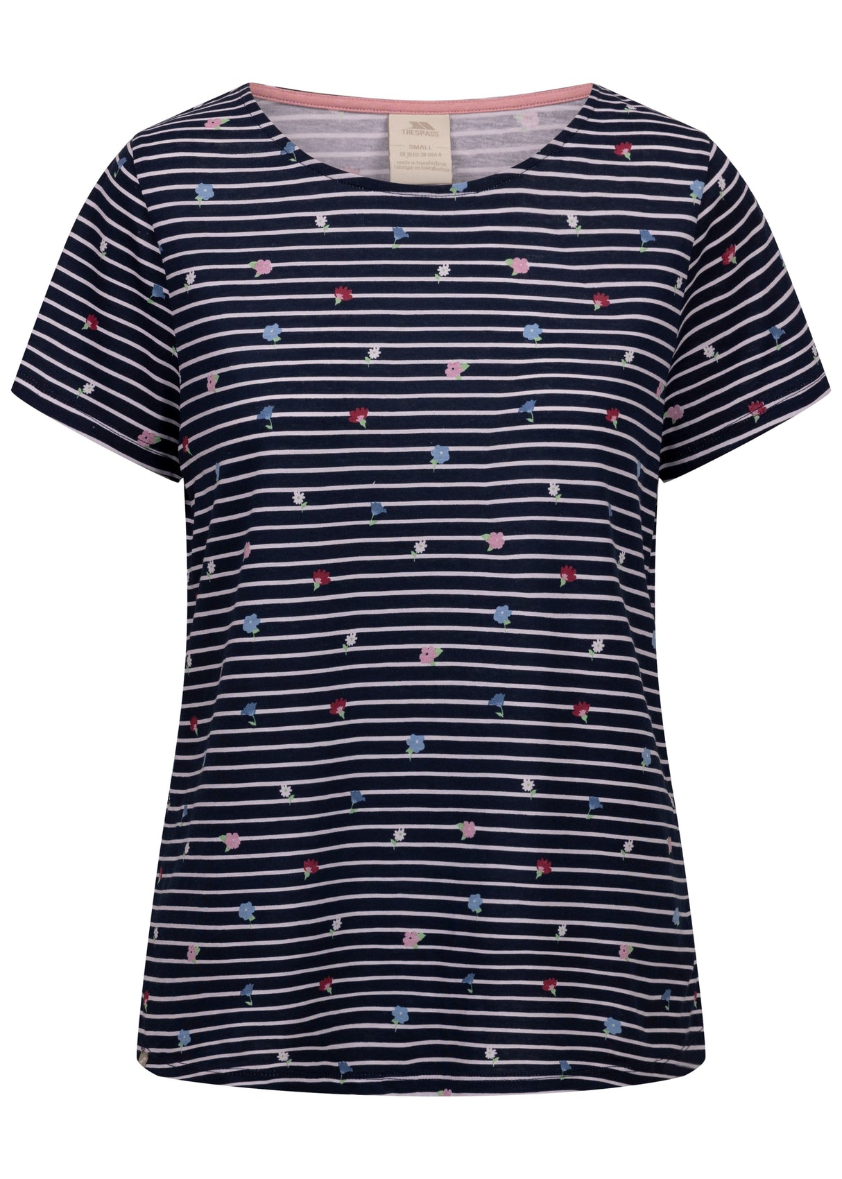 Myla - Navy Floral Stripe - Trespass