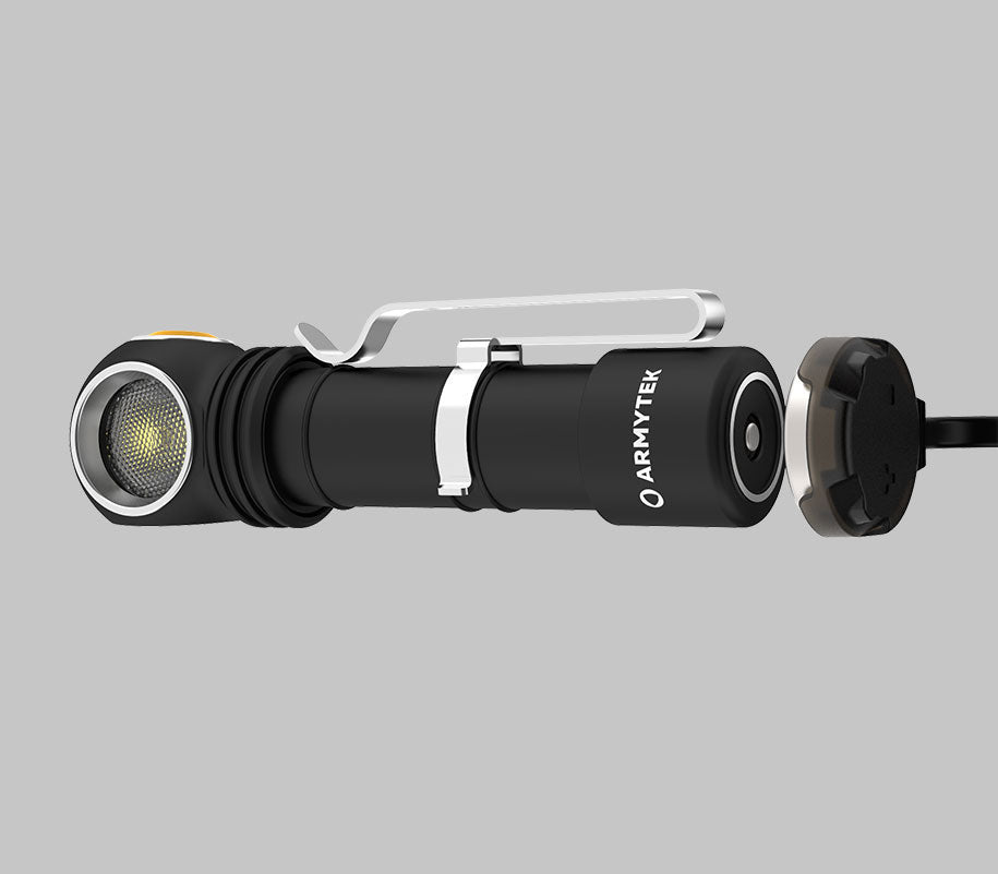 Wizard C2 Pro Nichia / Warmweiß / 1600 lm / CRI>90 / TIR 70°:120° / +Holster / 1x18650 (inkl.) / Magnet-USB - Armytek