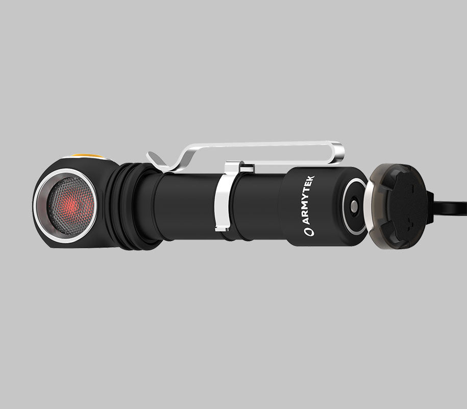 Wizard C2 WR Magnet USB - Warm & Rot - 1020 lm & 230 lm - Armytek