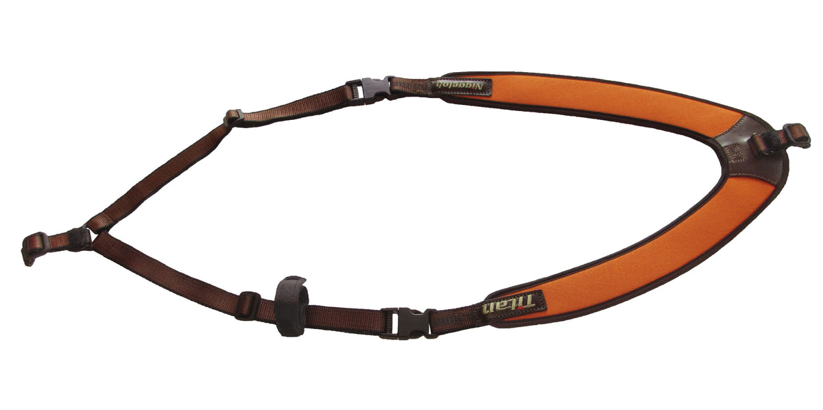 Titan II Rucksackriemen Orange/Braun - Niggeloh