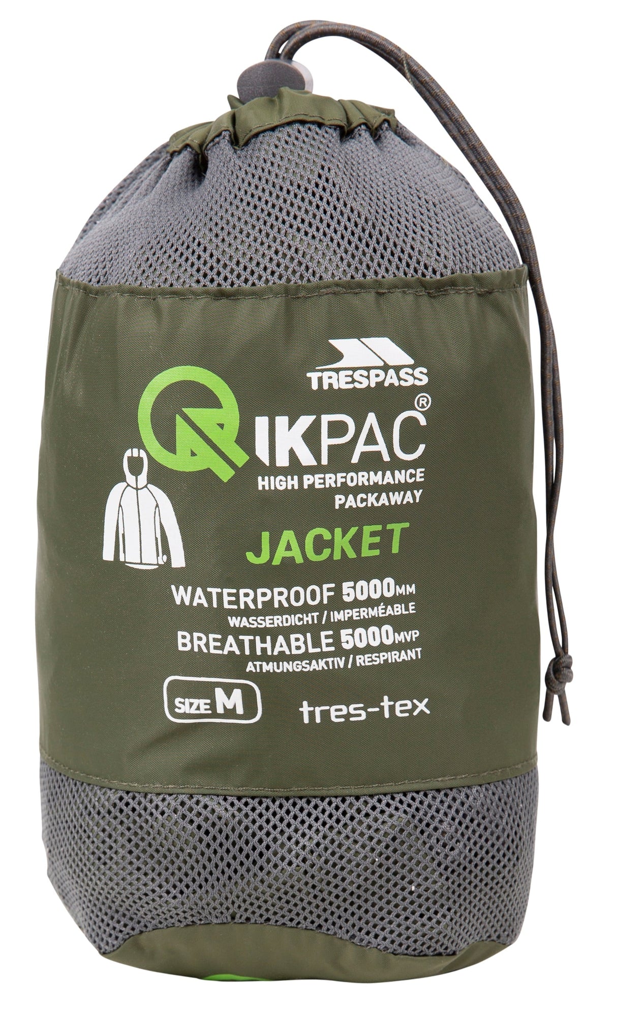 Qikpac Jacket - Moss - Trespass