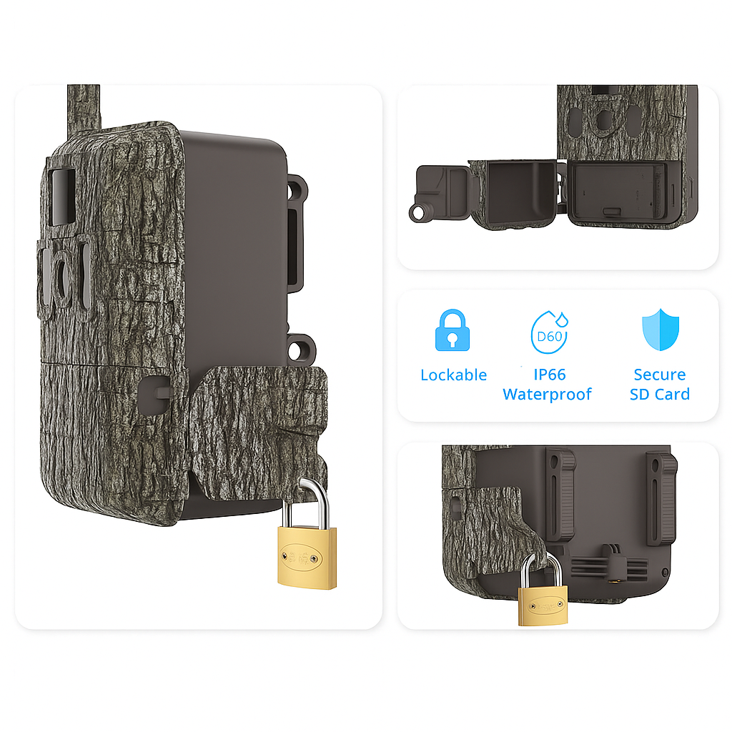 Live 2.0 - Wildkamera inkl. Solarpanel + App