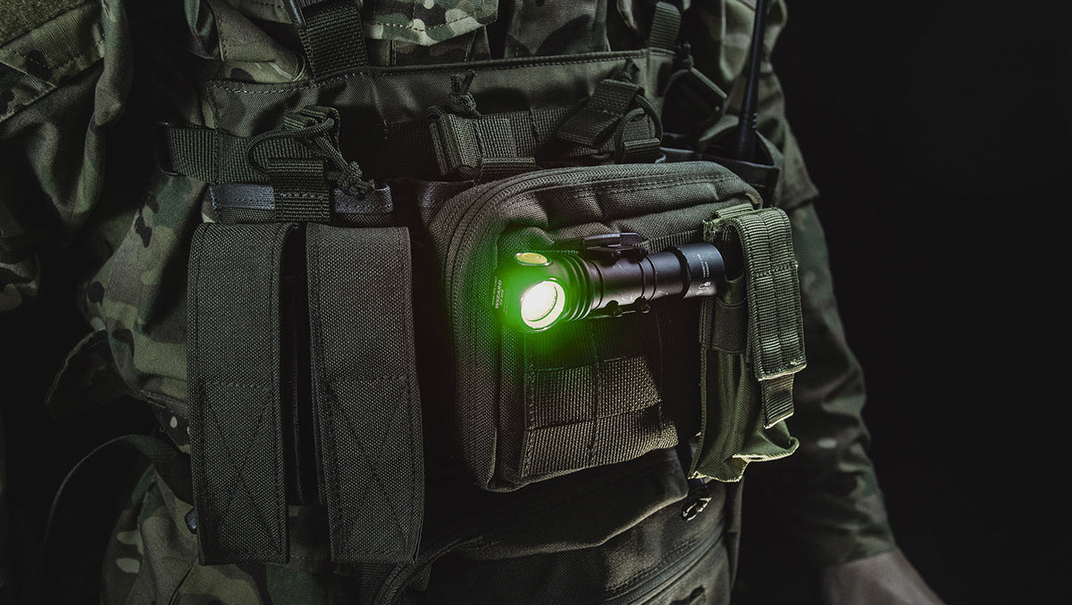 Wizard C2 WG Magnet USB - Weiß & Grün - 1100 lm & 400 lm - Armytek