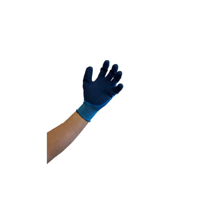 Schützende Latexhandschuhe