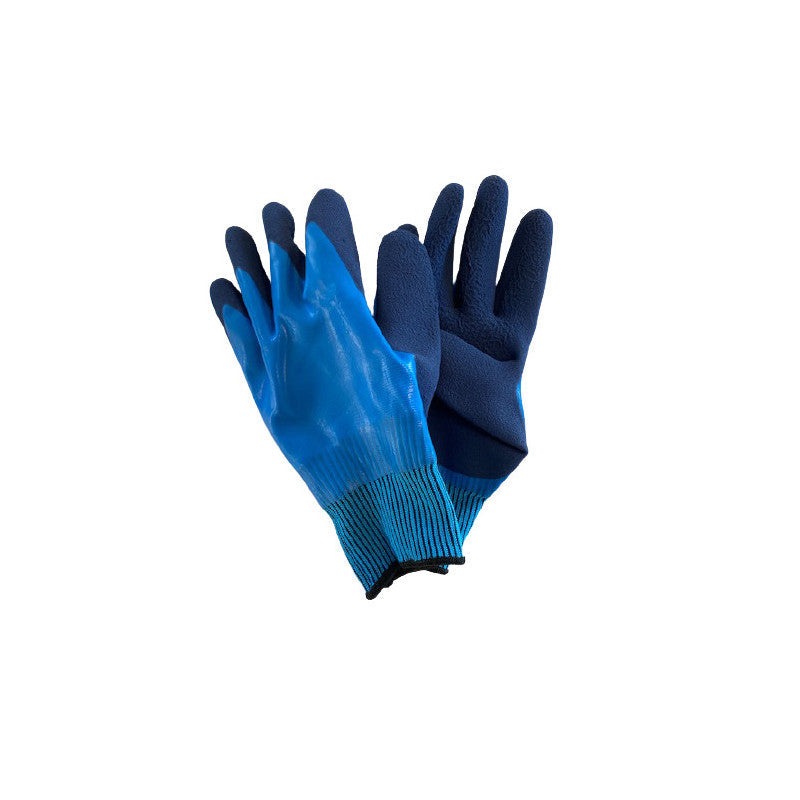 Schützende Latexhandschuhe