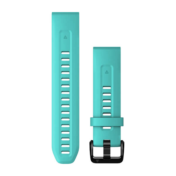QuickFit® 20 Uhrenarmbänder, Aqua Silikon – Garmin