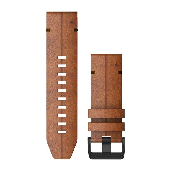 QuickFit® 26 Uhrenarmbänder, Chestnut Leder – Garmin