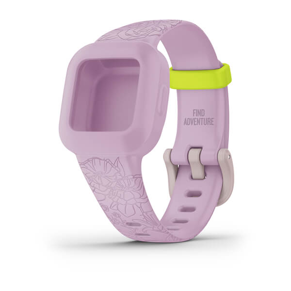 Fliederfarbenes Blumen-Armband – Garmin