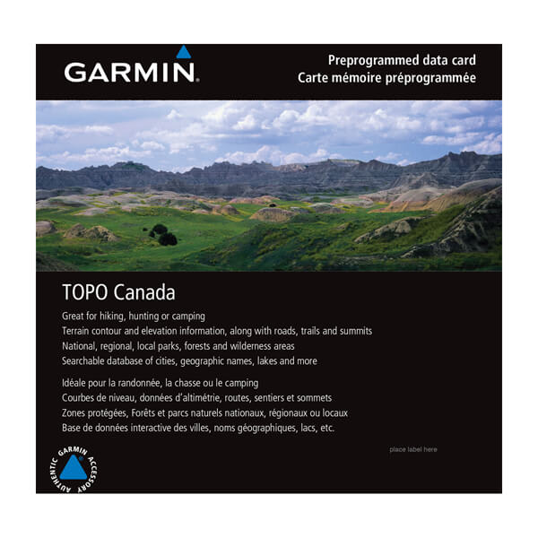 microSD/SD-Karte: TOPO Canada - ALLE – Garmin