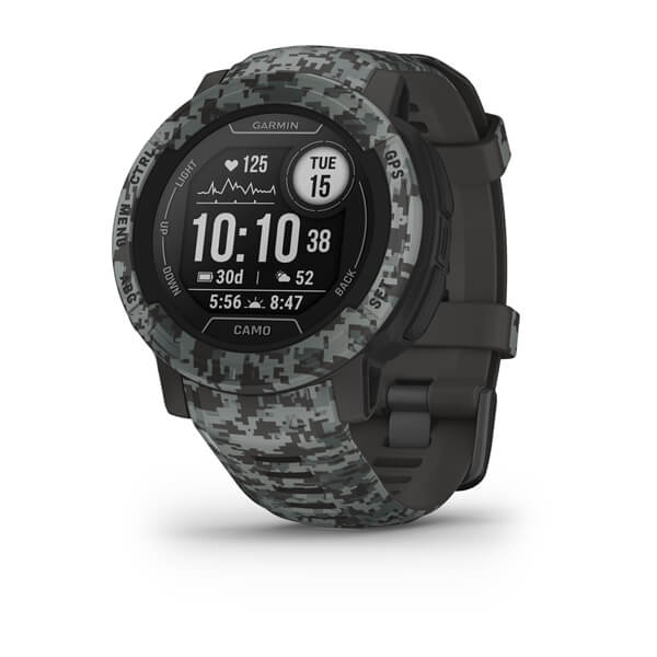 Instinct® 2 – Camo Edition, Graphite Camo – Garmin