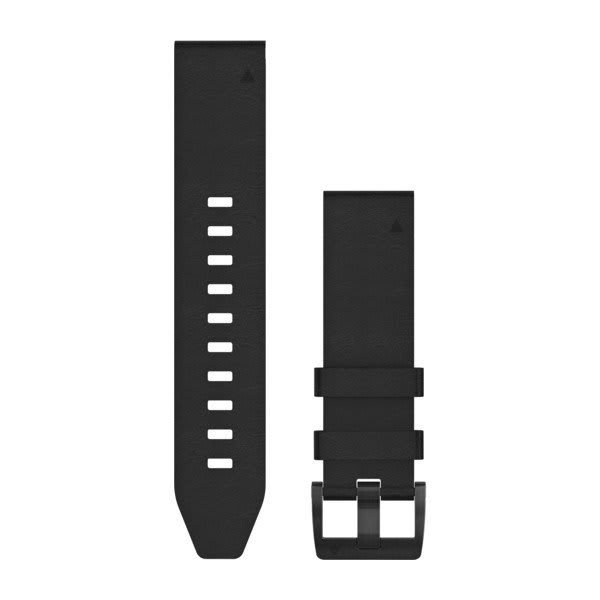 QuickFit® 22 Uhrenarmbänder, Schwarzes Leder – Garmin