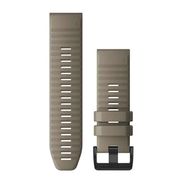 QuickFit® 26 Uhrenarmbänder, Dark Sandstone Silikon – Garmin