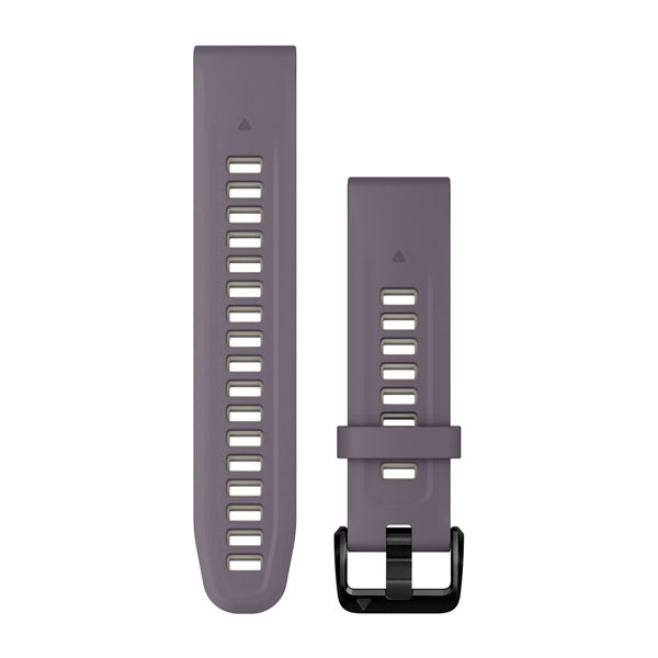 QuickFit® 20 Uhrenarmbänder, Deep Orchid/Light Sand Silikon – Garmin