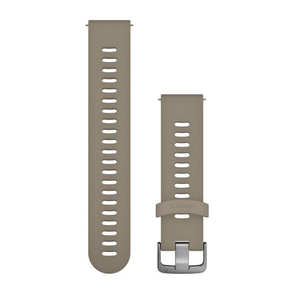 Quick-Release-Armbänder (20 mm) Sandstone Edelstahl-Hardware – Garmin