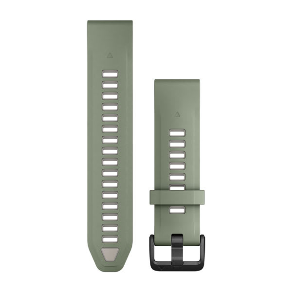 QuickFit® 20 Armbänder, Willow/Fog Grey Silikon – Garmin