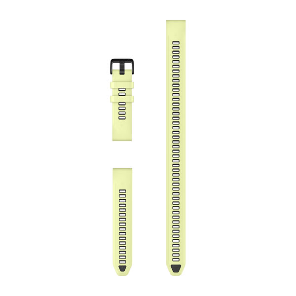 QuickFit® 20 Armbänder, Zitrone Silikon (Taucher-Set mit 3 Teilen) – Garmin