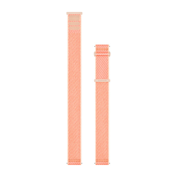 Quick Release-Armbänder (20 mm), Coral/Pink Dawn ComfortFit-Stoff – Garmin