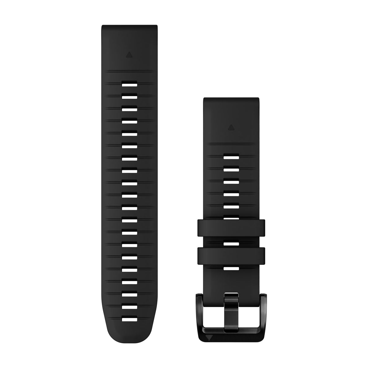 Quickfit 22 mm Uhrenarmbänder, Schwarzes Silikon – Garmin