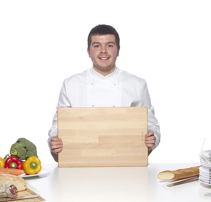CHEF'S PLACE Schneidebrett - XL Buchenholz - Legnoart