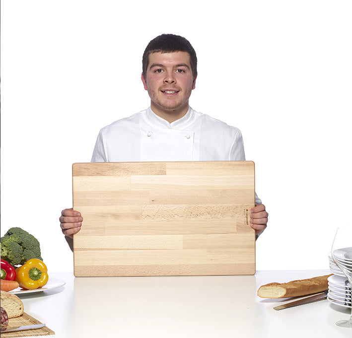 CHEF'S PLACE Schneidebrett - XL Buchenholz - Legnoart