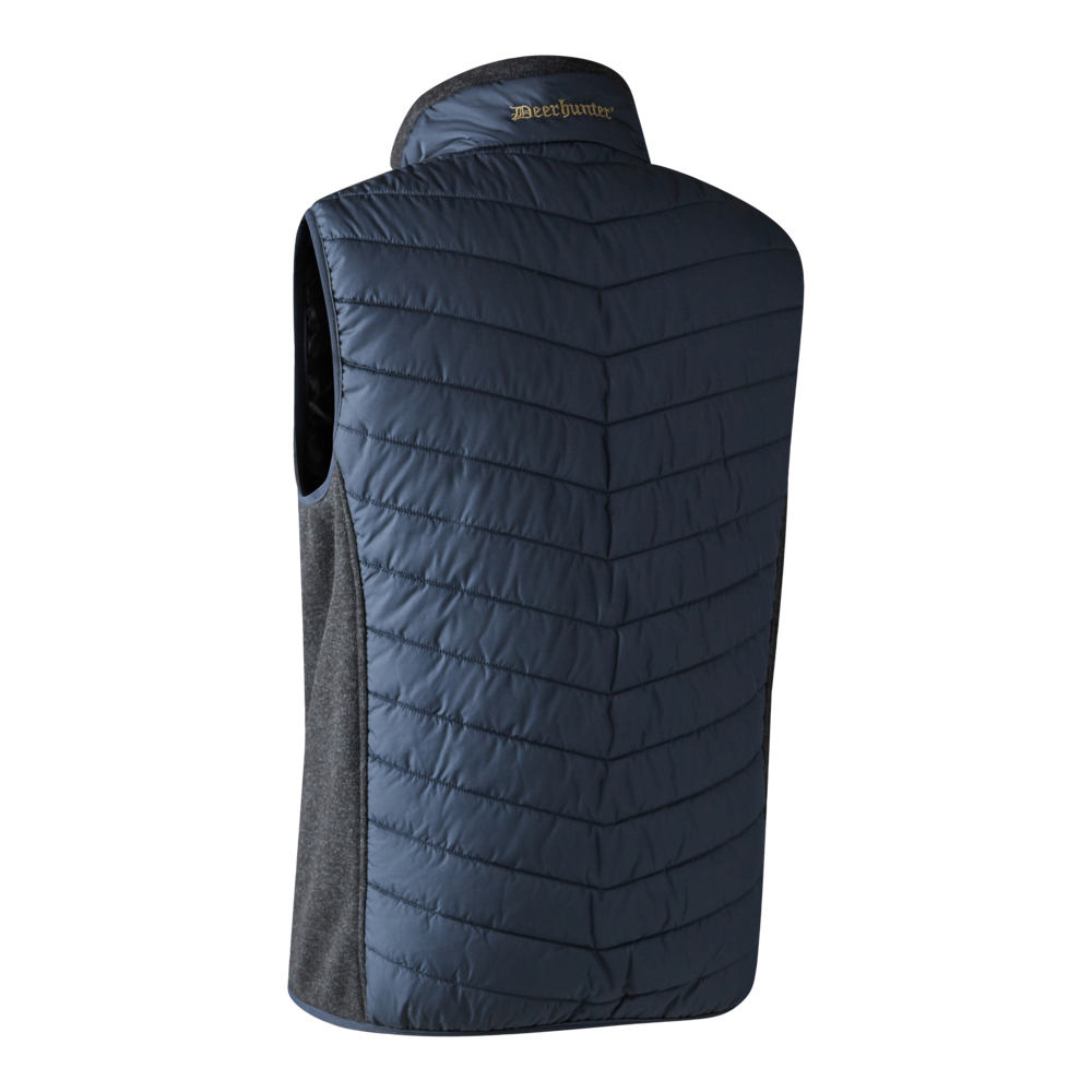 Moor Vatteret Vest med strik Blue - Deerhunter - Jagtbutikken