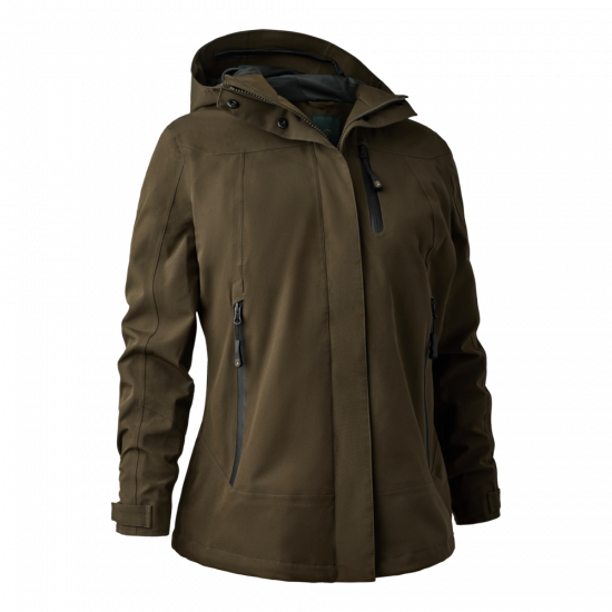 Lady Sarek Shell-Jacke mit Kapuze - Fallen leaf - Deerhunter
