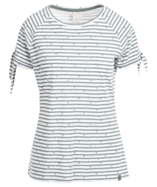 Penelope - Teal Mist Stripe Bee Print - Trespass