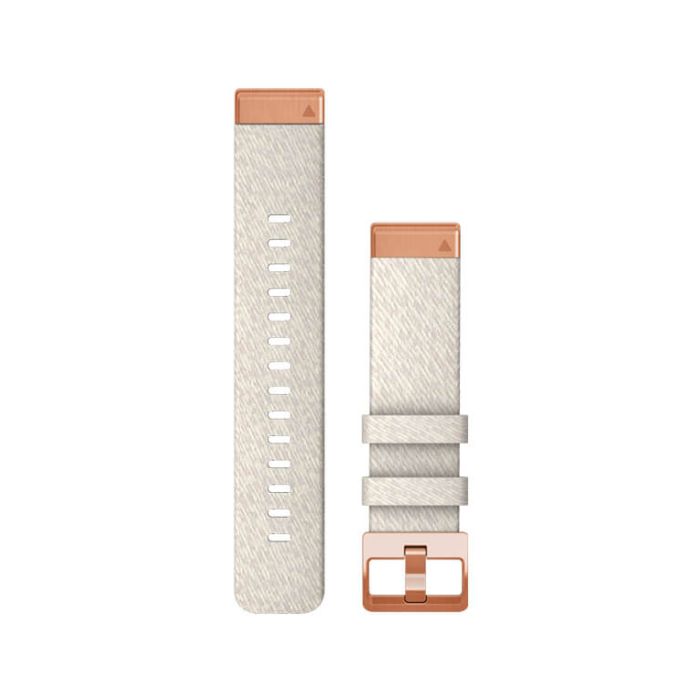 QuickFit® 20 urremme, Crememeleret nylon, Cream Gold hardware 2