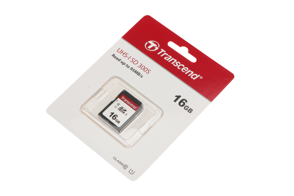 SD-Karte 16 GB 300S SD UHS-I U3 (V30) R95/W45 - Transcend Silver