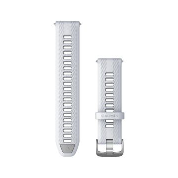 Quick Release remme (18 mm), Mist Grey, sølv hardware 2