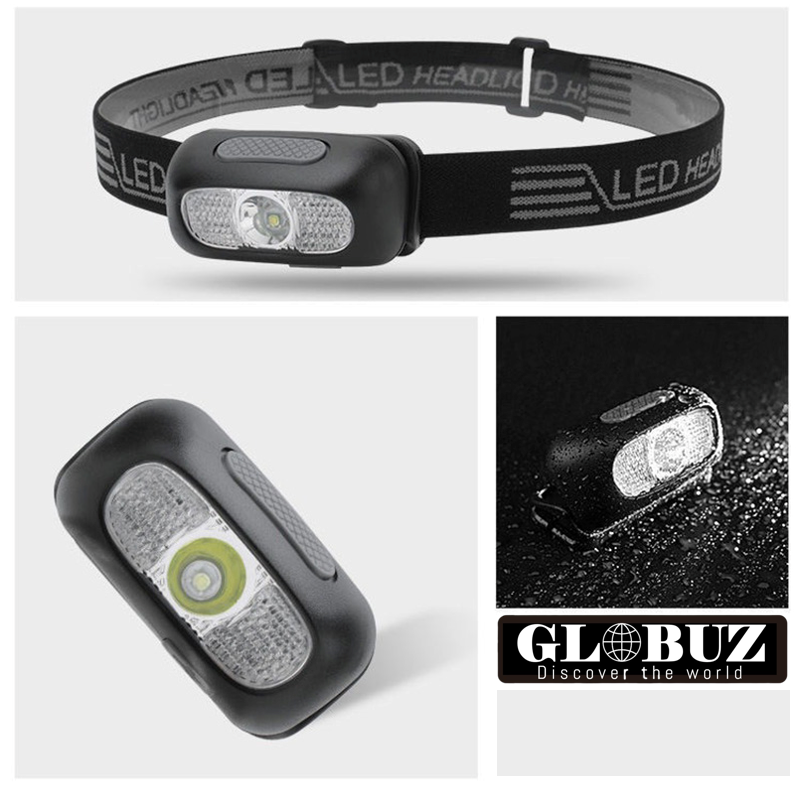 Globuz - Astro-Stirnlampe mit rotem & weißem Licht