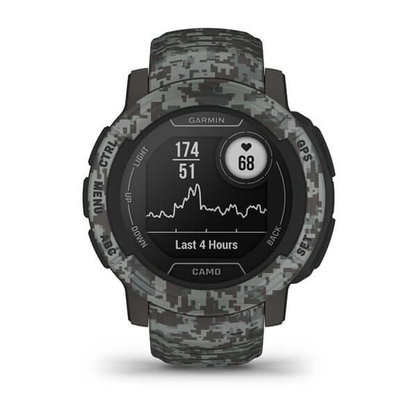 Instinct® 2 – Camo Edition, Graphite Camo – Garmin