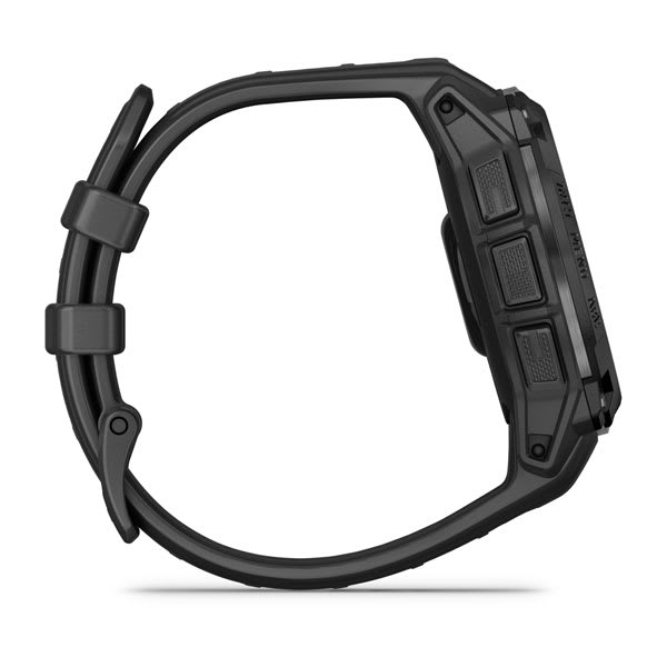 Instinct® 3 – 45 mm, Solar, Tactical Edition, Schwarz mit schwarzem Armband – Garmin